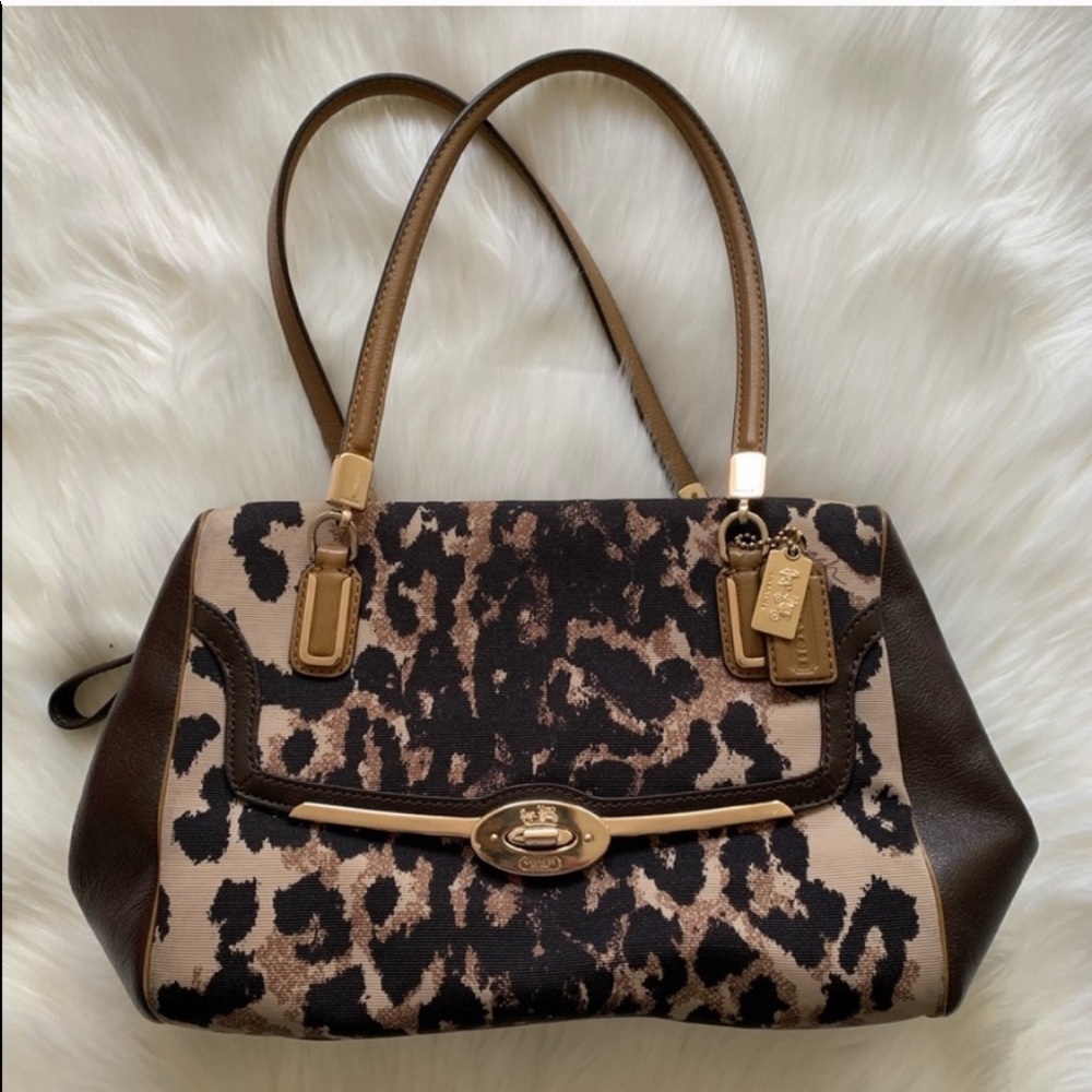 Rare Leopard Coach Handbag
